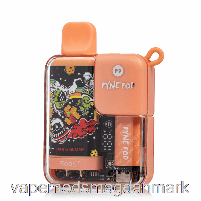 Engangs Vape Danmark Pynepod 8500 Engangs Hvid Gummi